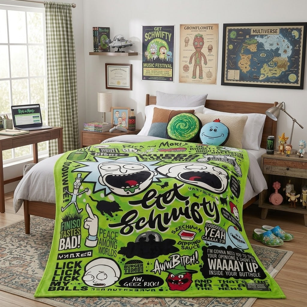 Rick & Morty Blankie