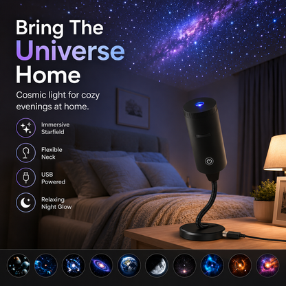 ✨ Plug-and-Play HD Star/ Ocean Projector