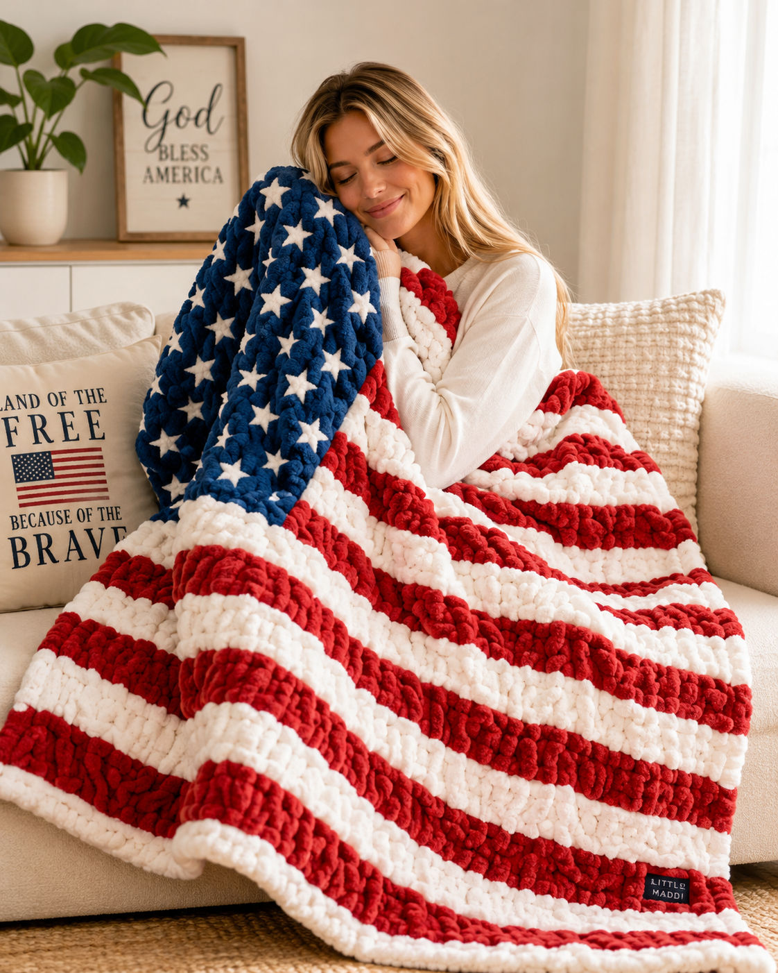 Lush Flag Blanket