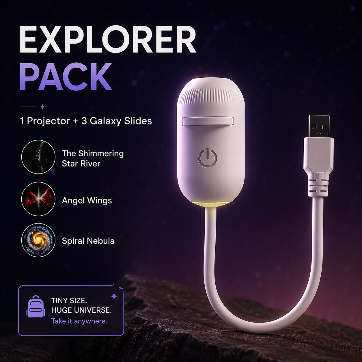 Lumo-Lite™ Mini Galaxy Projector