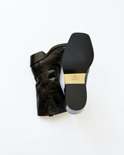 COWBOY BOOTS (BLACK) - ELYSIAN