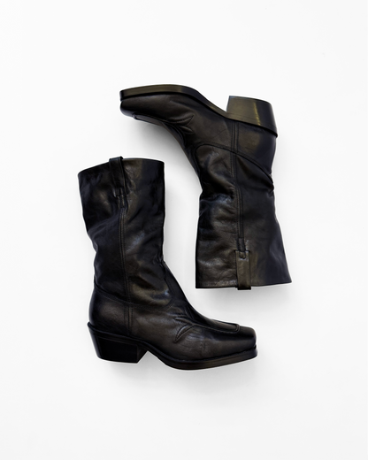 COWBOY BOOTS (BLACK) - ELYSIAN