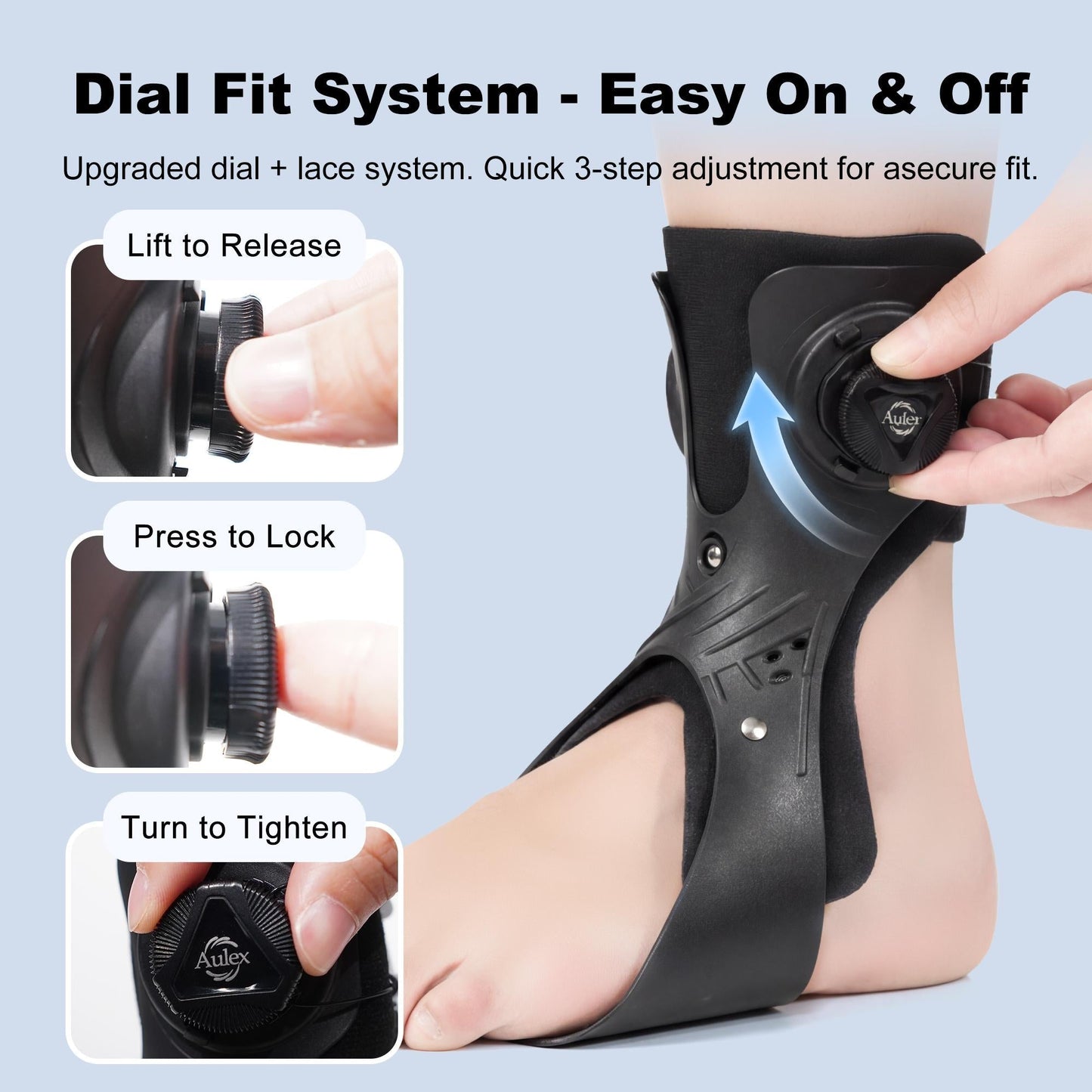 Luxornix™ Adjustable Ankle Support Brace